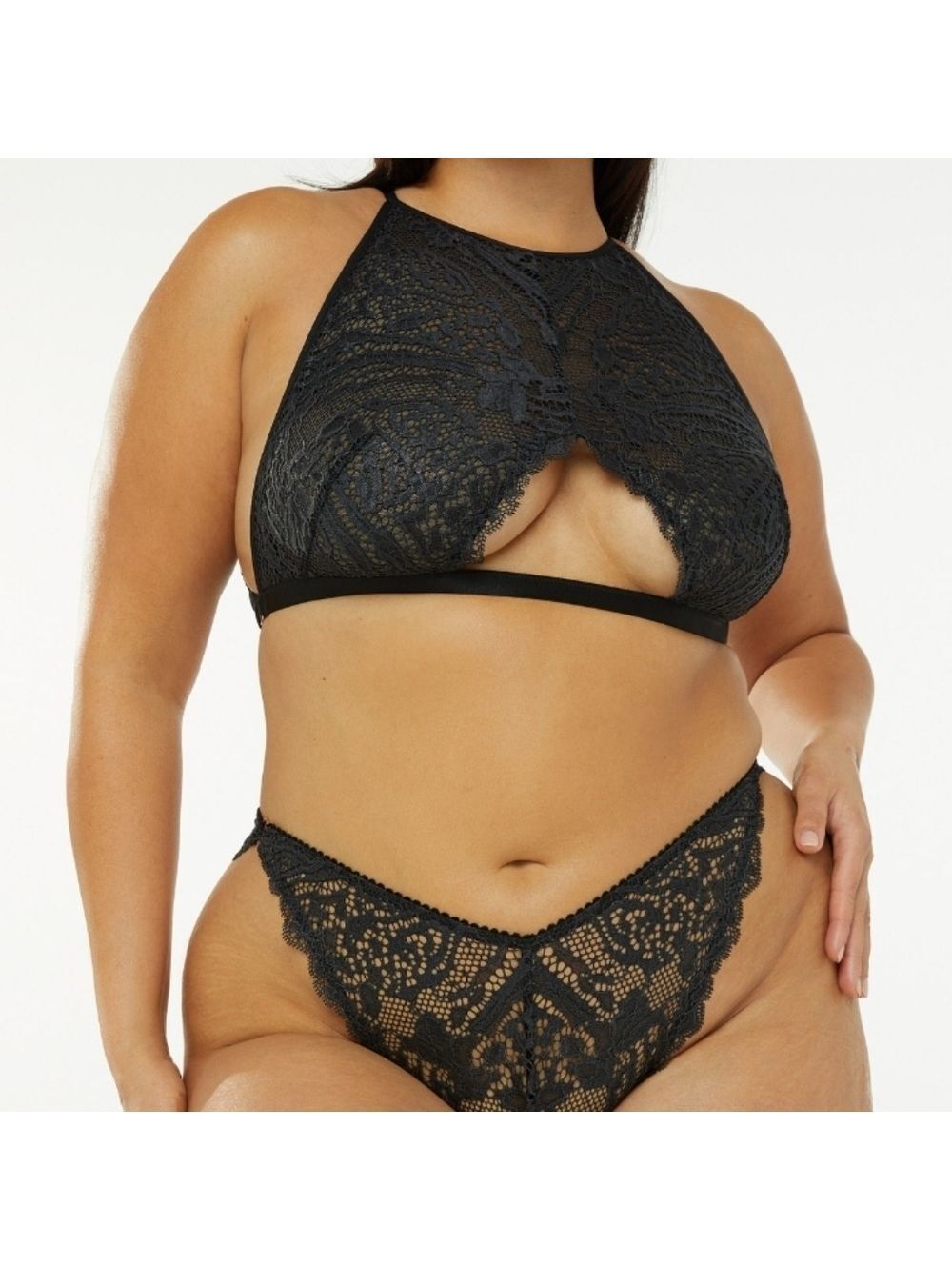 3X • Savage × Fenty • High-Neck Lace Bralette - Picture 3 of 5